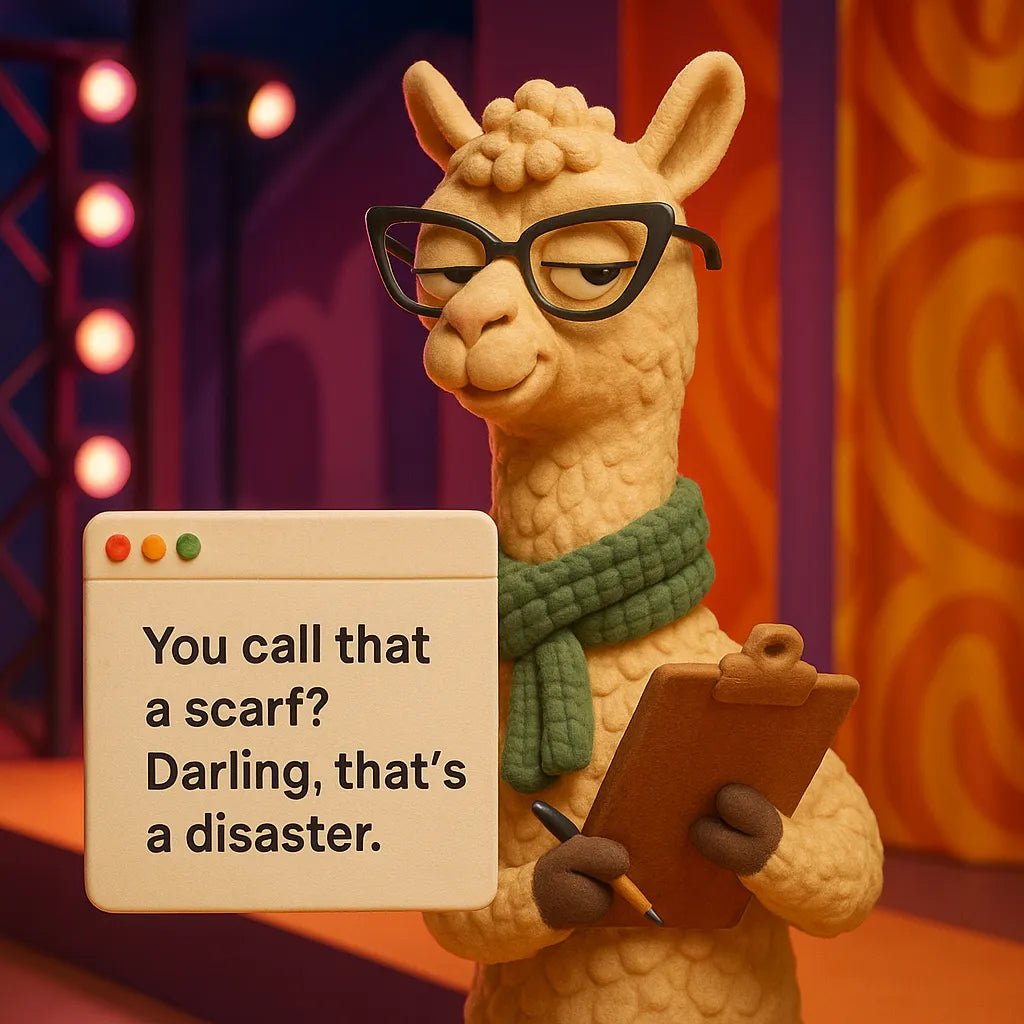 Example output from the 3D Claymation Portrait Popup Cards ChatGPT prompt: whimsical clay characters in pop-up card scenes, featuring photorealistic textures, cinematic lighting, and handcrafted stop-motion detail. Thats a Disaster.