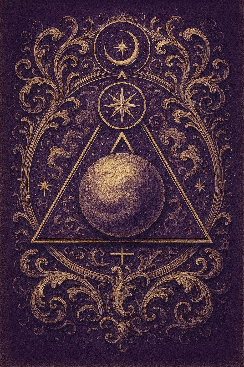 Example output from the Alchemical Insignia Art ChatGPT prompt: Ether.