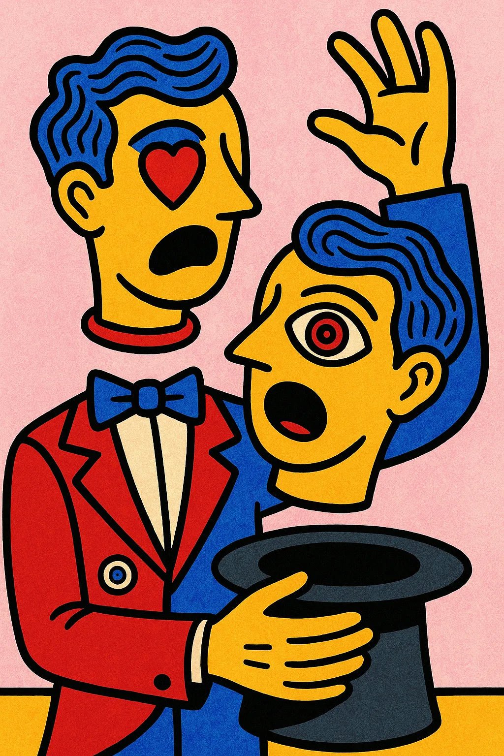 Example output from the Bold Popsurreal Illustrations ChatGPT prompt: vibrant surreal artwork. Preview 7.