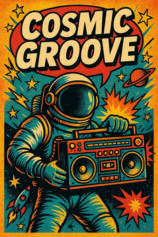 Bold Vintage Pop Art Poster – ChatGPT Prompt Template