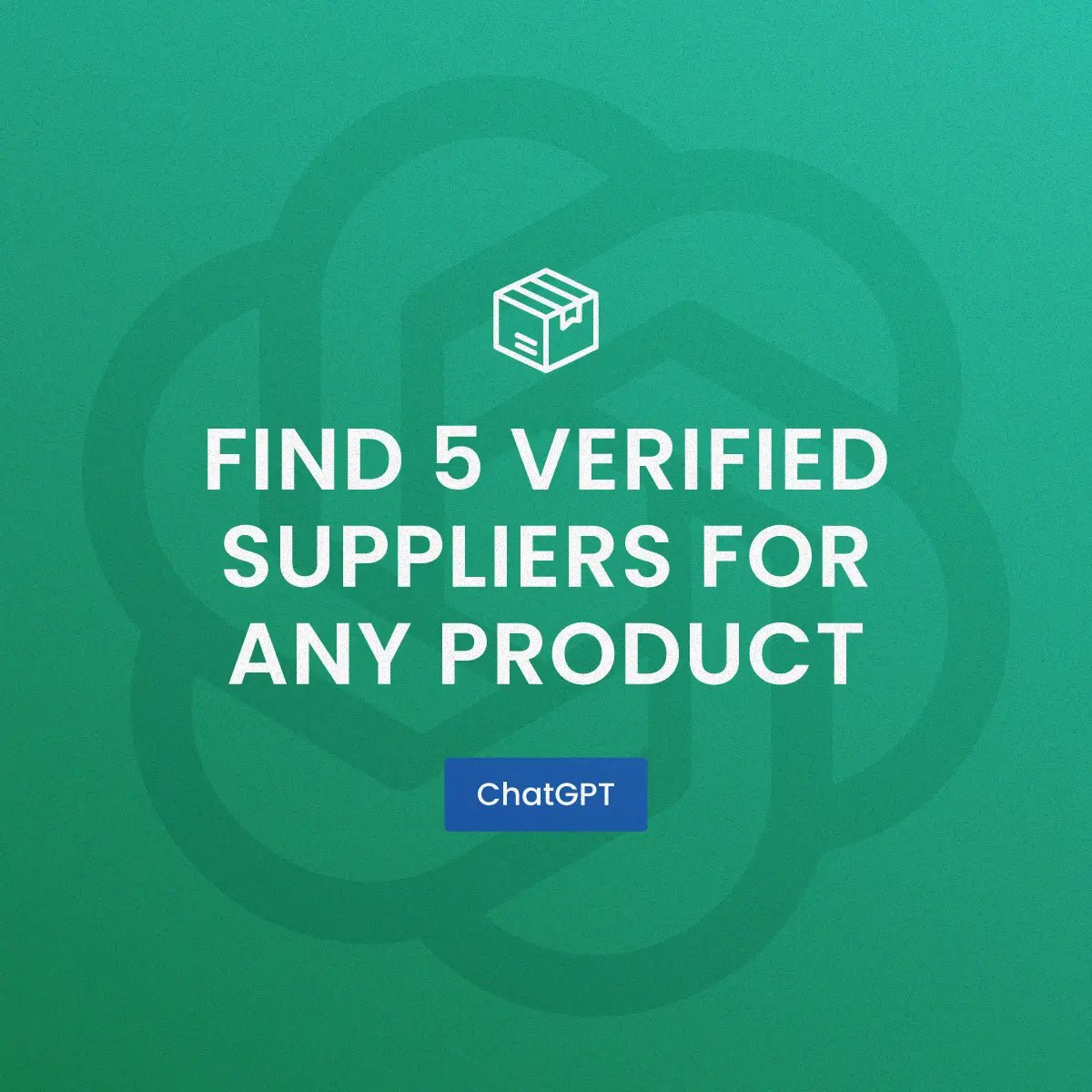 Example output from the Find 5 Verified Suppliers Fast ChatGPT prompt: clean supplier list featuring names, prices, sourcing links, and product details—formatted for dropshipping and Amazon FBA research.