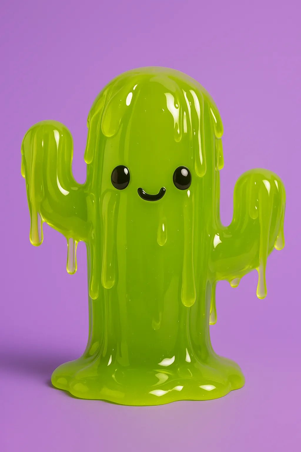 Example output from the Gelatin Kawaii Art Generator ChatGPT prompt: Catus.