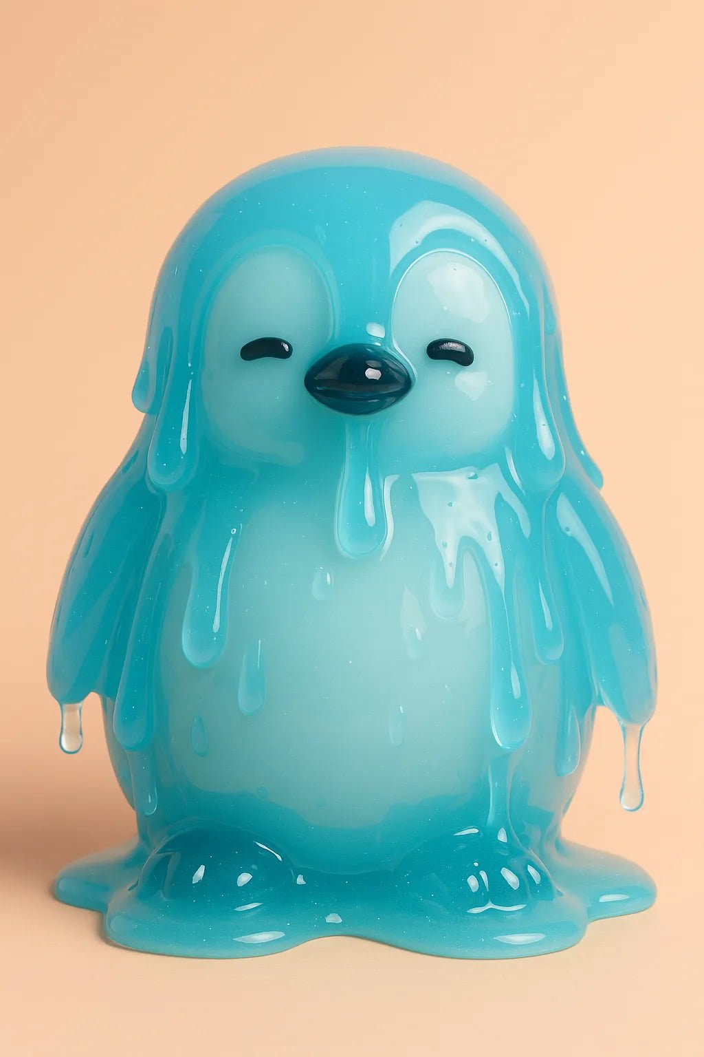 Example output from the Gelatin Kawaii Art Generator ChatGPT prompt: Penguin.