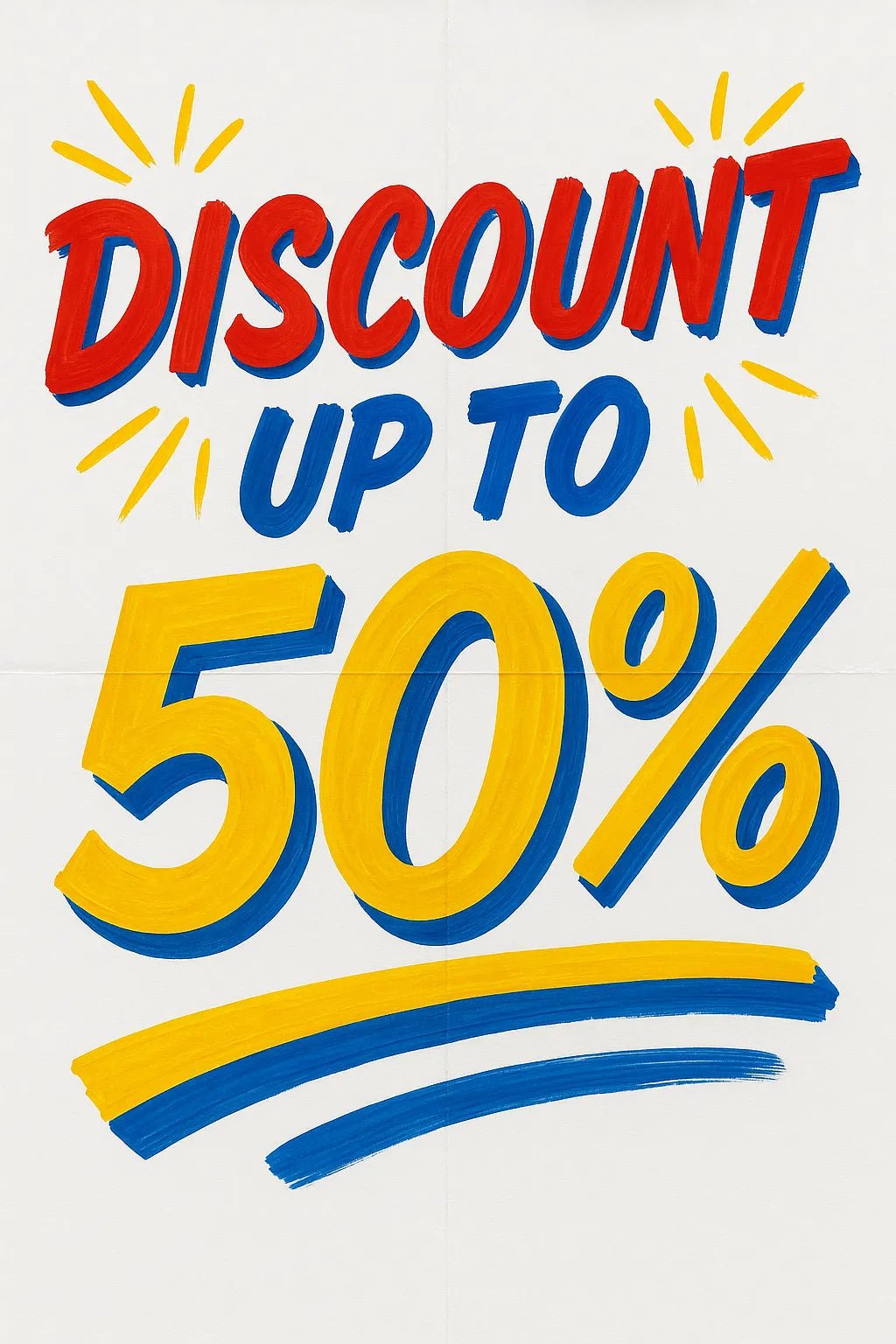 Example output of six hand-lettered bold retro poster texts generated by a ChatGPT prompt template. Discount up to 50%.