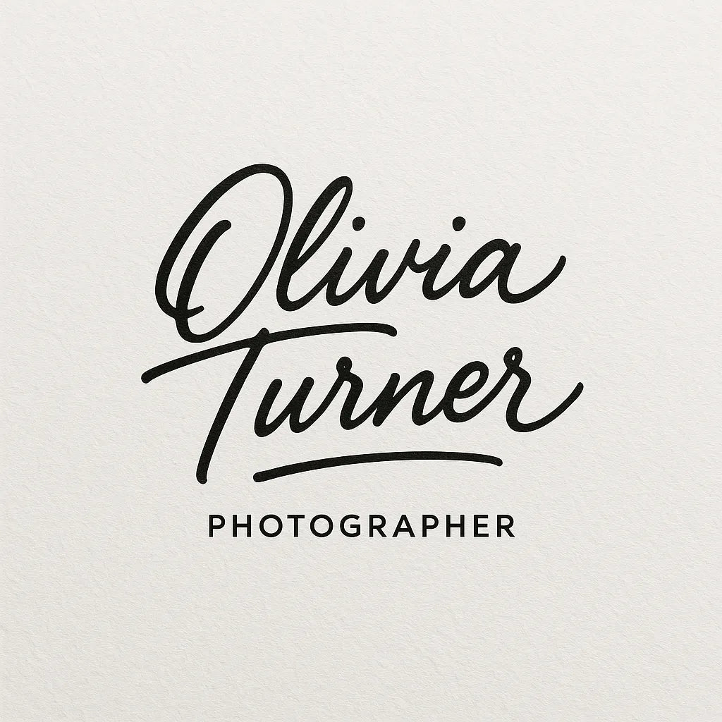 Example output from the Luxury Signature Logo Creator ChatGPT prompt: elegant signature-style logo. Olivia Turner.