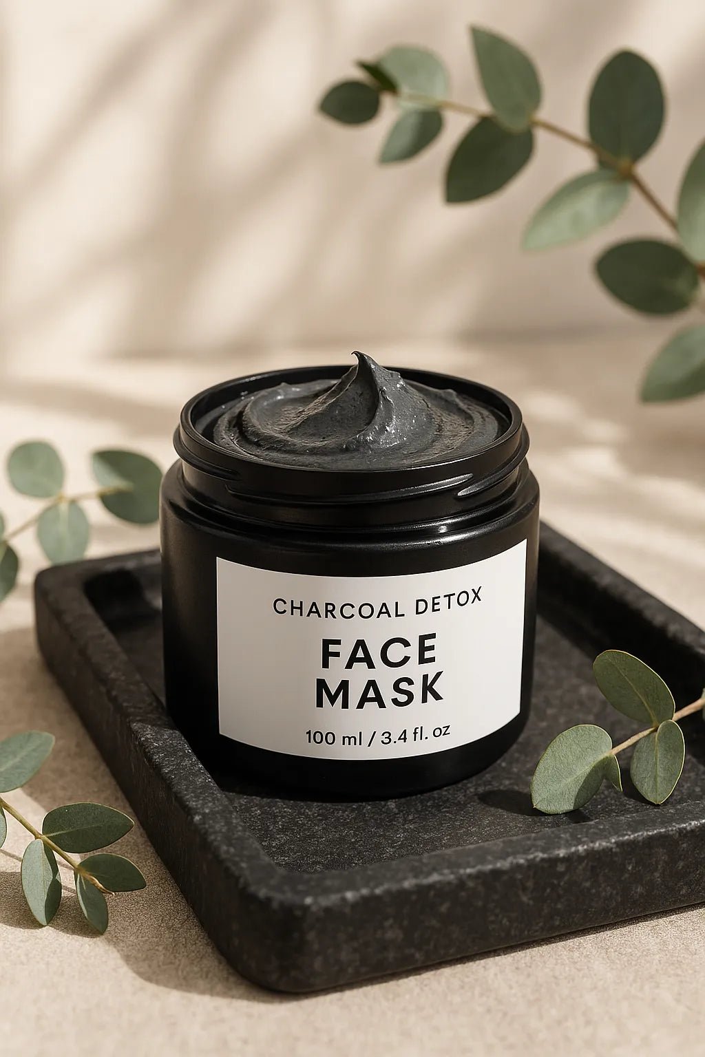 Example output from the Luxury Skincare Product Mockups ChatGPT prompt: premium skincare mockup. Face Mask.