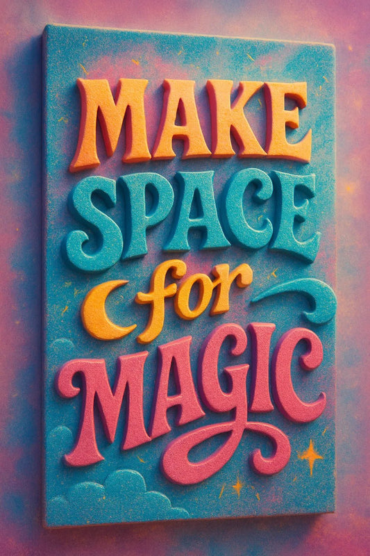 Example output from the Mixed Expressive 3D Quote Posters ChatGPT prompt: bold 3D text posters with layered typography, triadic color schemes, and textured duotone overlays for expressive visual impact. Preview 1.