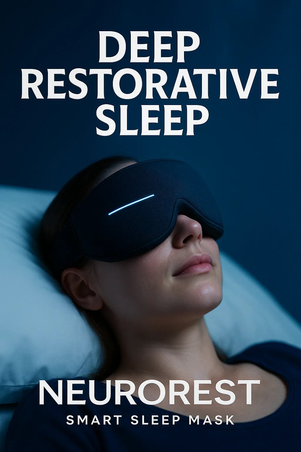 Example output from the Portrait Ads For Brands ChatGPT prompt: professionally composed vertical product ads with bold headlines, cinematic lighting, and emotional storytelling across diverse brand categories. Neurorest.