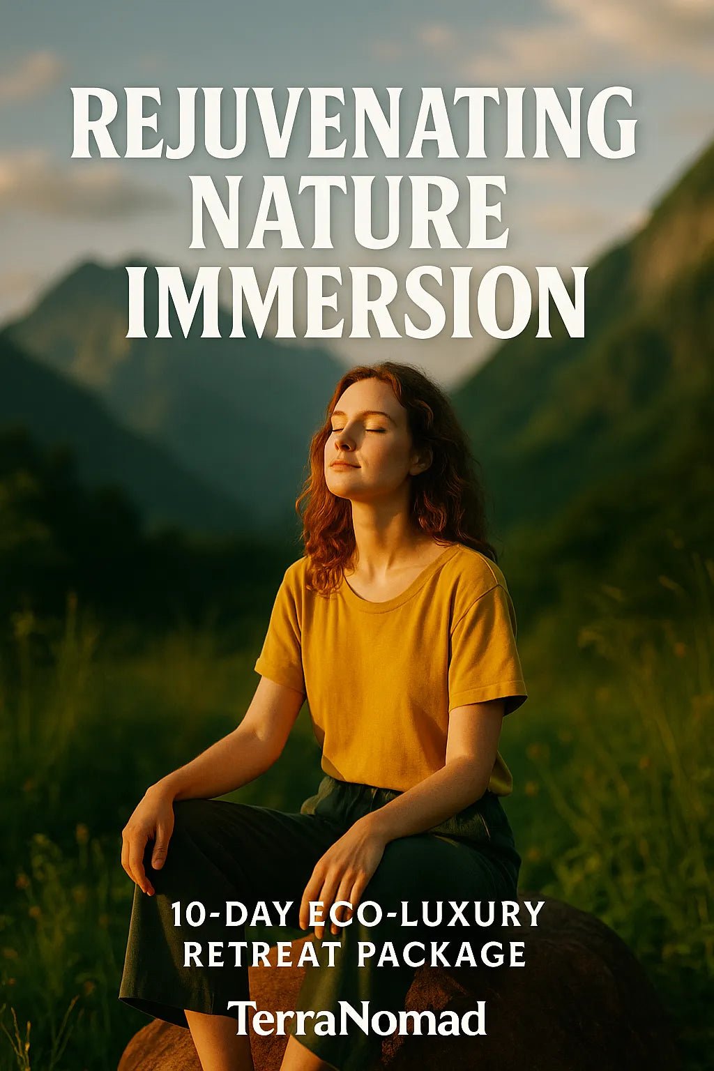 Example output from the Portrait Ads For Brands ChatGPT prompt: professionally composed vertical product ads with bold headlines, cinematic lighting, and emotional storytelling across diverse brand categories. TerraNomad.