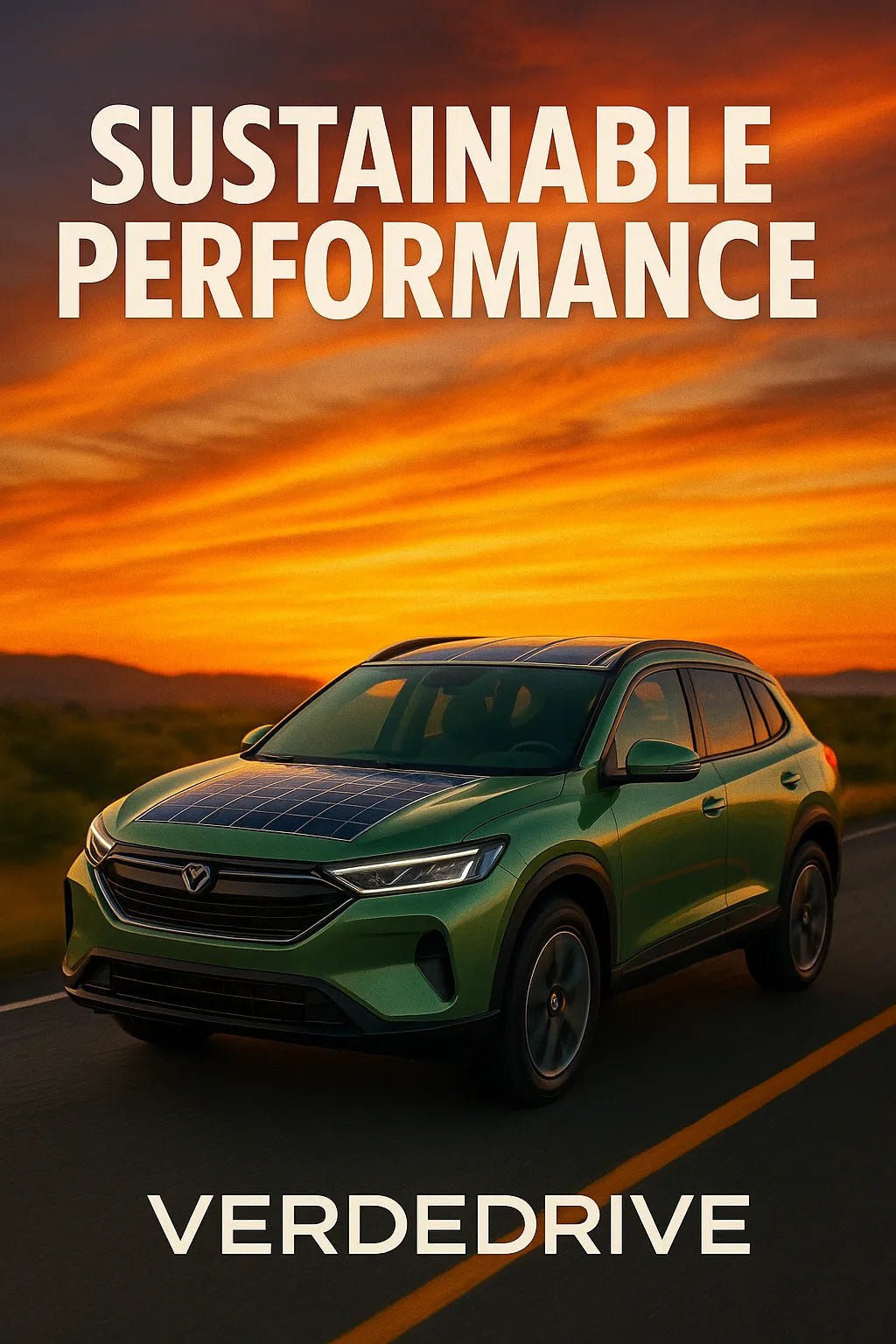 Example output from the Portrait Ads For Brands ChatGPT prompt: professionally composed vertical product ads with bold headlines, cinematic lighting, and emotional storytelling across diverse brand categories. VerdeDrive.