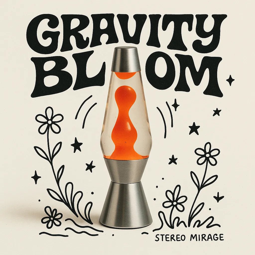 Example output from the Real Objects With Doodle Album Covers ChatGPT prompt: surreal album covers. Gravity Bloom.