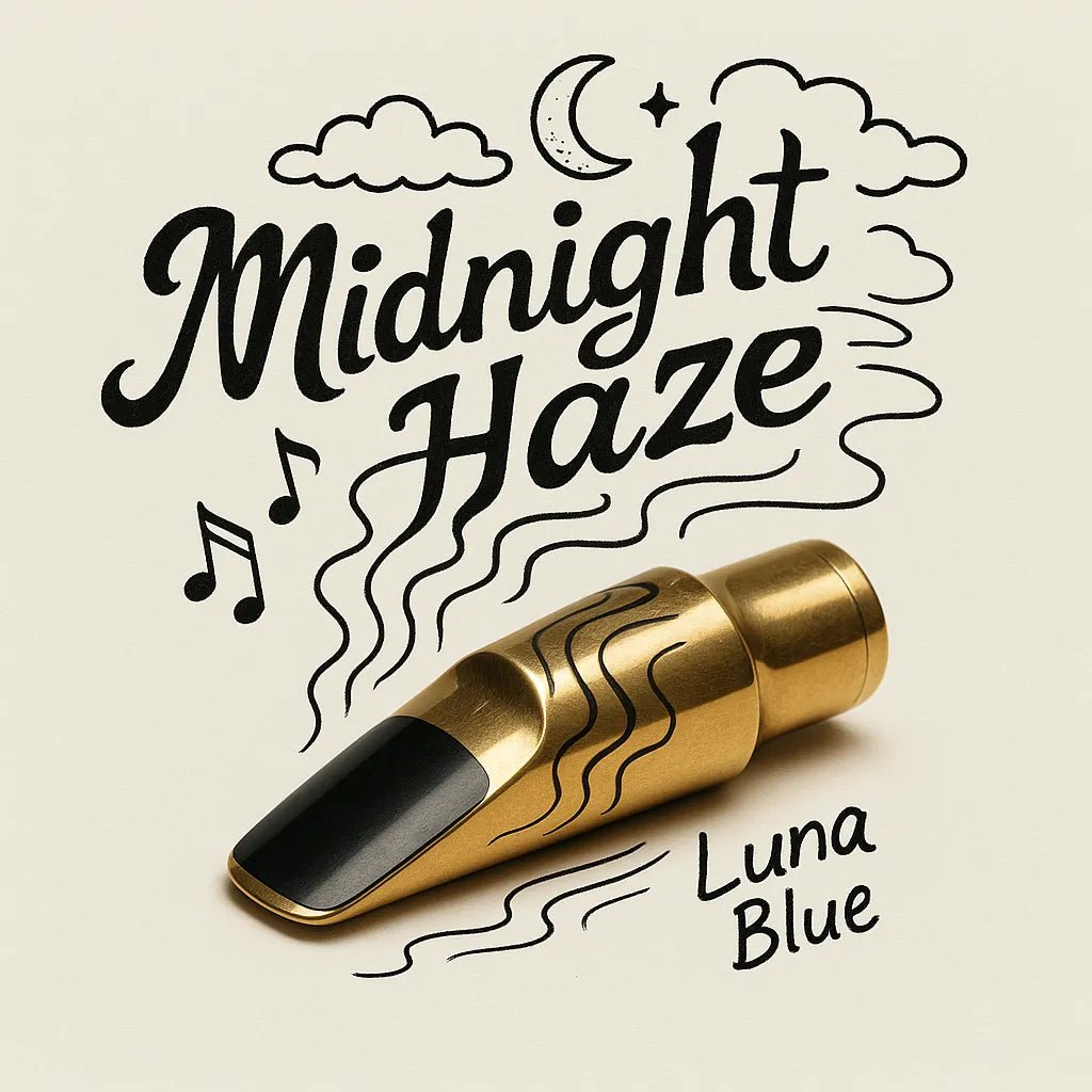 Example output from the Real Objects With Doodle Album Covers ChatGPT prompt: surreal album covers. Midnight Haze.