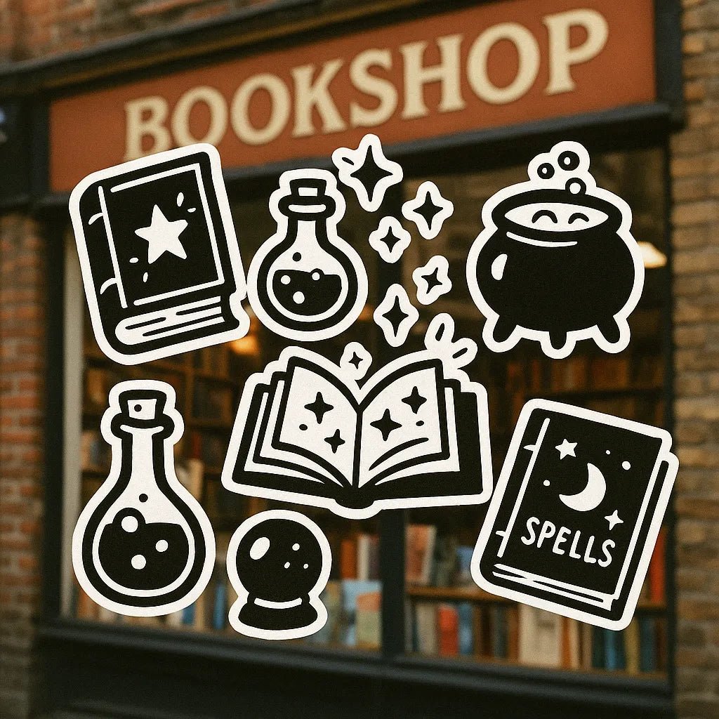 Example output from the Sticker Collages On Real Photos ChatGPT prompt: real-world scenes overlaid with cartoon sticker graphics. Magic.