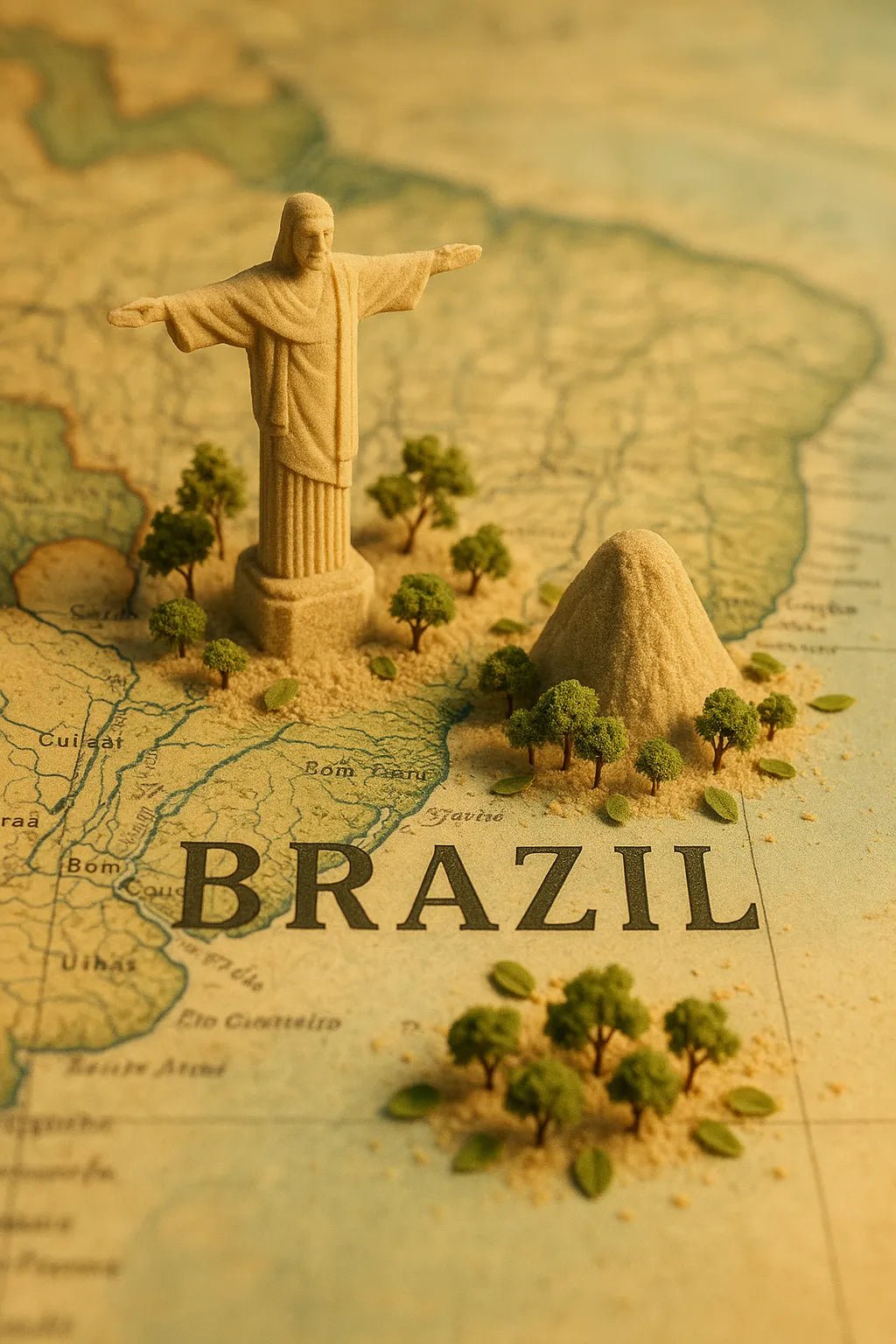 Vintage Map Landmark Photo – ChatGPT Prompt Template