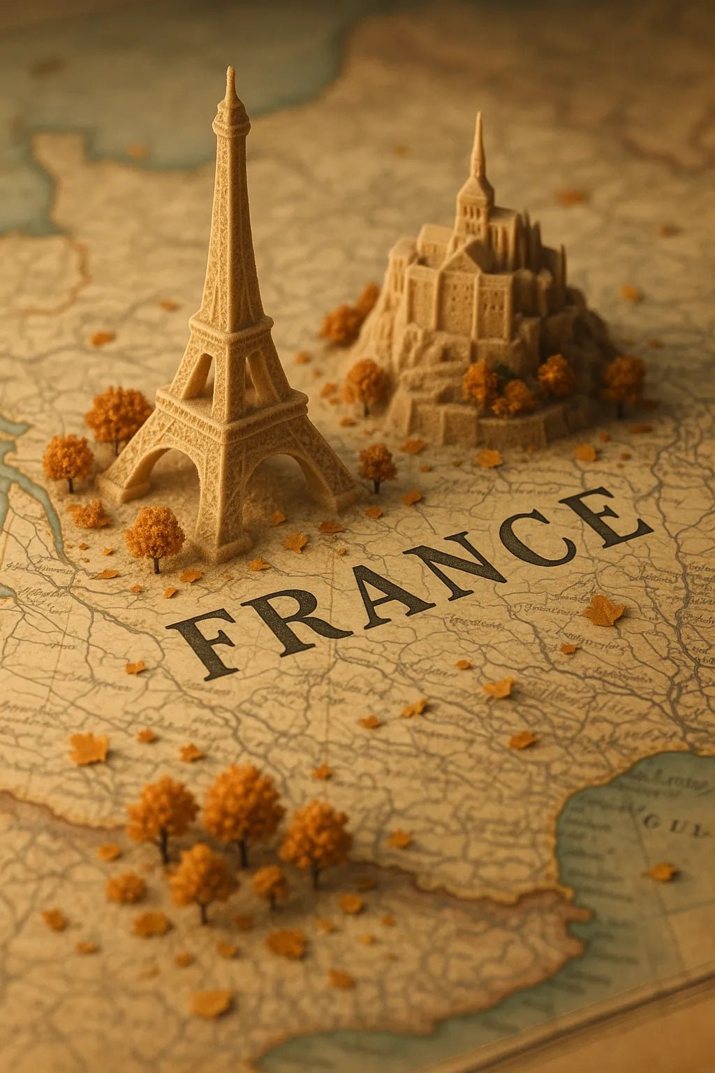 Vintage Map Landmark Photo – ChatGPT Prompt Template