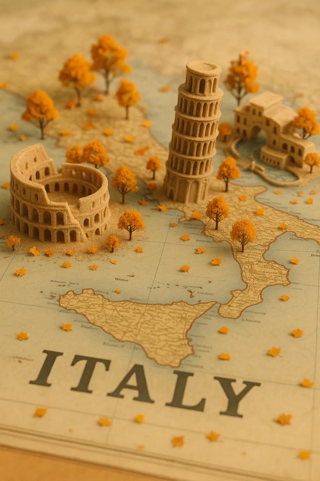 Vintage Map Landmark Photo – ChatGPT Prompt Template