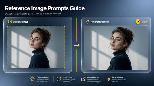 Reference Image Prompts Guide glassmorphism hero
