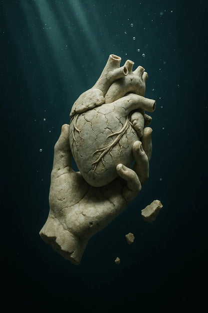 Example output from the Broken Marble Statues In Ocean ChatGPT prompt: ancient marble sculptures submerged underwater. Preview 5.
