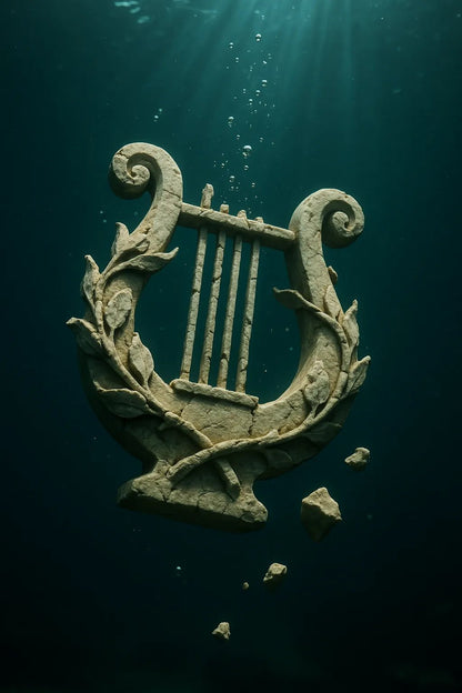 Example output from the Broken Marble Statues In Ocean ChatGPT prompt: ancient marble sculptures submerged underwater. Preview 6.