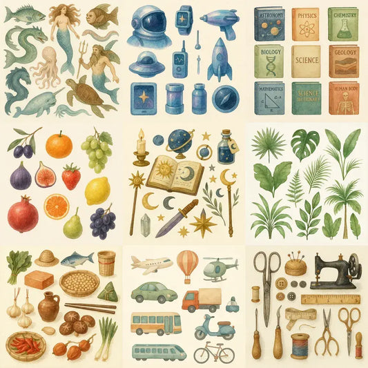 Custom Watercolor Illustration Sheets
