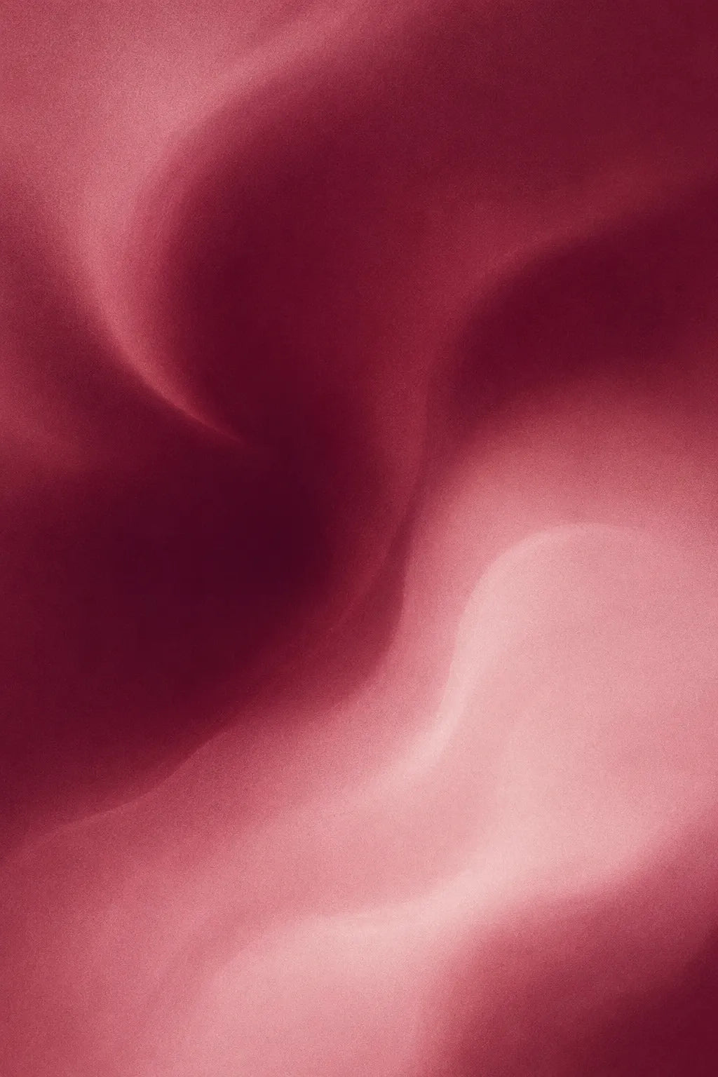 Example output from the Ethereal Grain Gradients ChatGPT prompt: an atmospheric grainy gradient background in pink tones with smooth organic flow, cinematic transitions and soft analog grain.