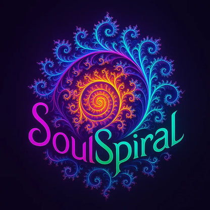 Example output of fractal-style logo generated by a ChatGPT prompt template. SoulSpiral.