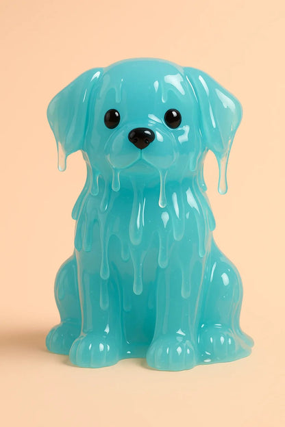 Example output from the Gelatin Kawaii Art Generator ChatGPT prompt: Dog.