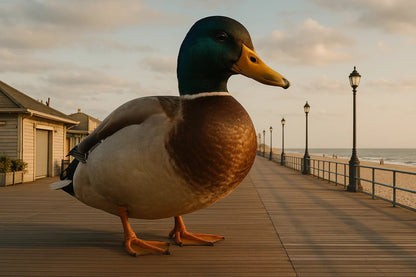 Example output from the Giant Animals In The Real World ChatGPT prompt: oversized animals in cinematic real-world settings, featuring lifelike integration, dramatic scale, and expressive environmental lighting. Preview 3.