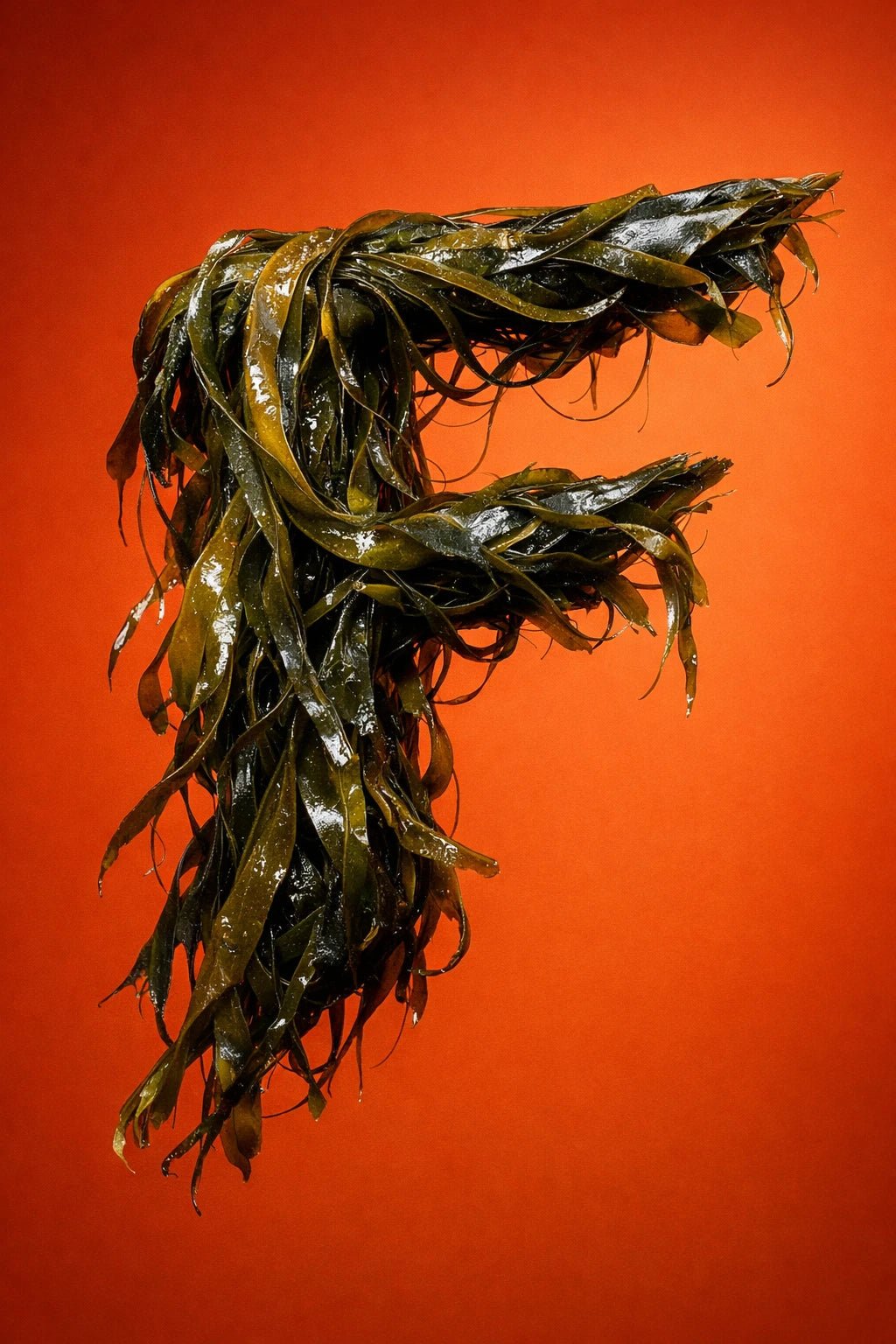 Luxury 3D material letter art with photoreal textures, cinematic lighting, and premium typographic design: Letter F