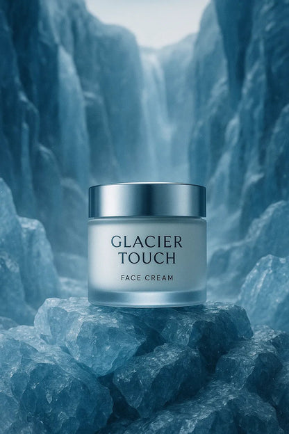 Example output from the Luxury Icy Product Photography ChatGPT prompt: Face Cream.