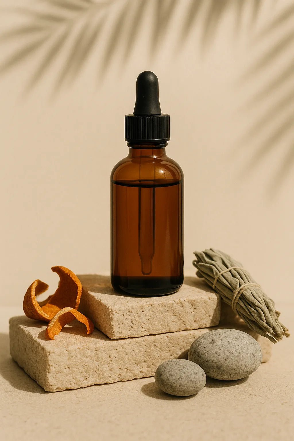 Example output from the Luxury Product Bottle Mockup ChatGPT prompt: Dropper