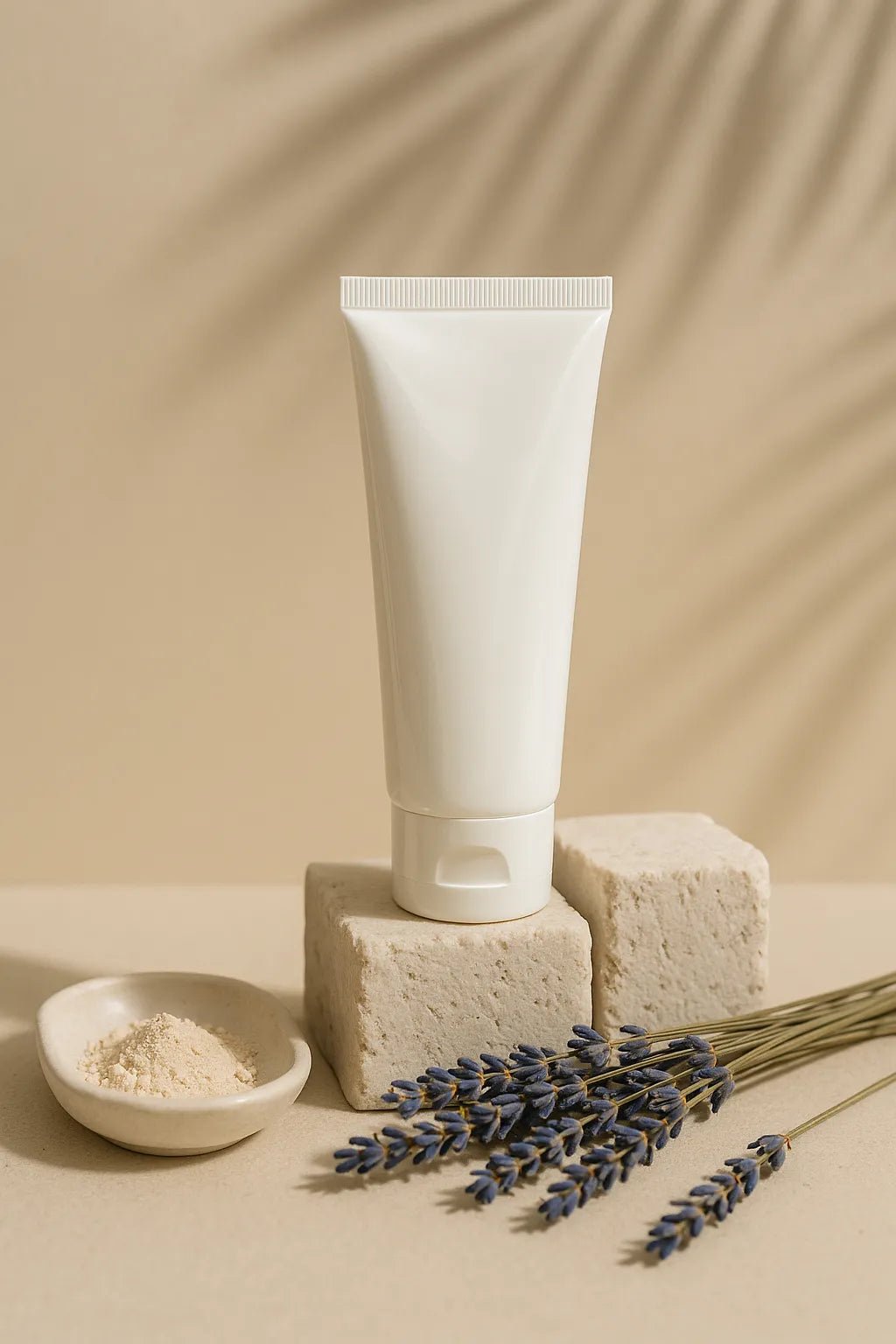 Example output from the Luxury Product Bottle Mockup ChatGPT prompt: Lotion Packaging