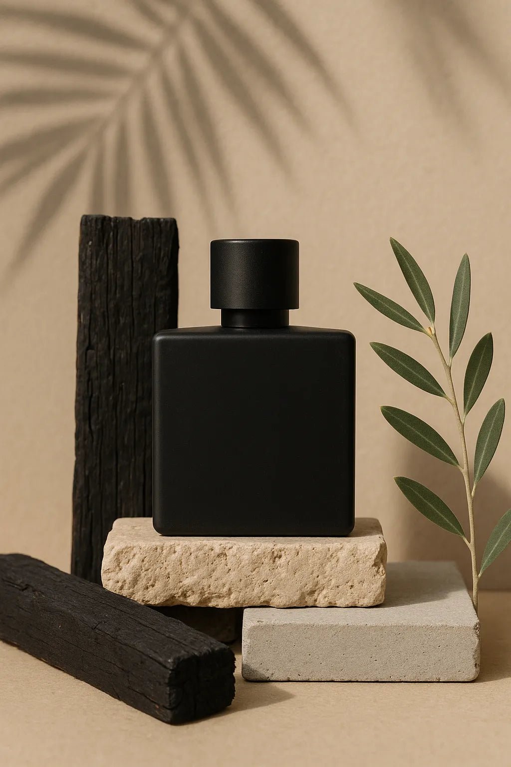Example output from the Luxury Product Bottle Mockup ChatGPT prompt: Perfume Bottle