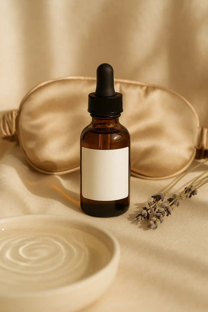 Example output from the Luxury Supplement Mockups White Label ChatGPT prompt: soft-lit supplement mockup. Preview 2.