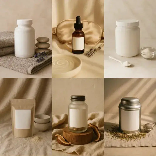 Luxury Supplement Mockups White Label