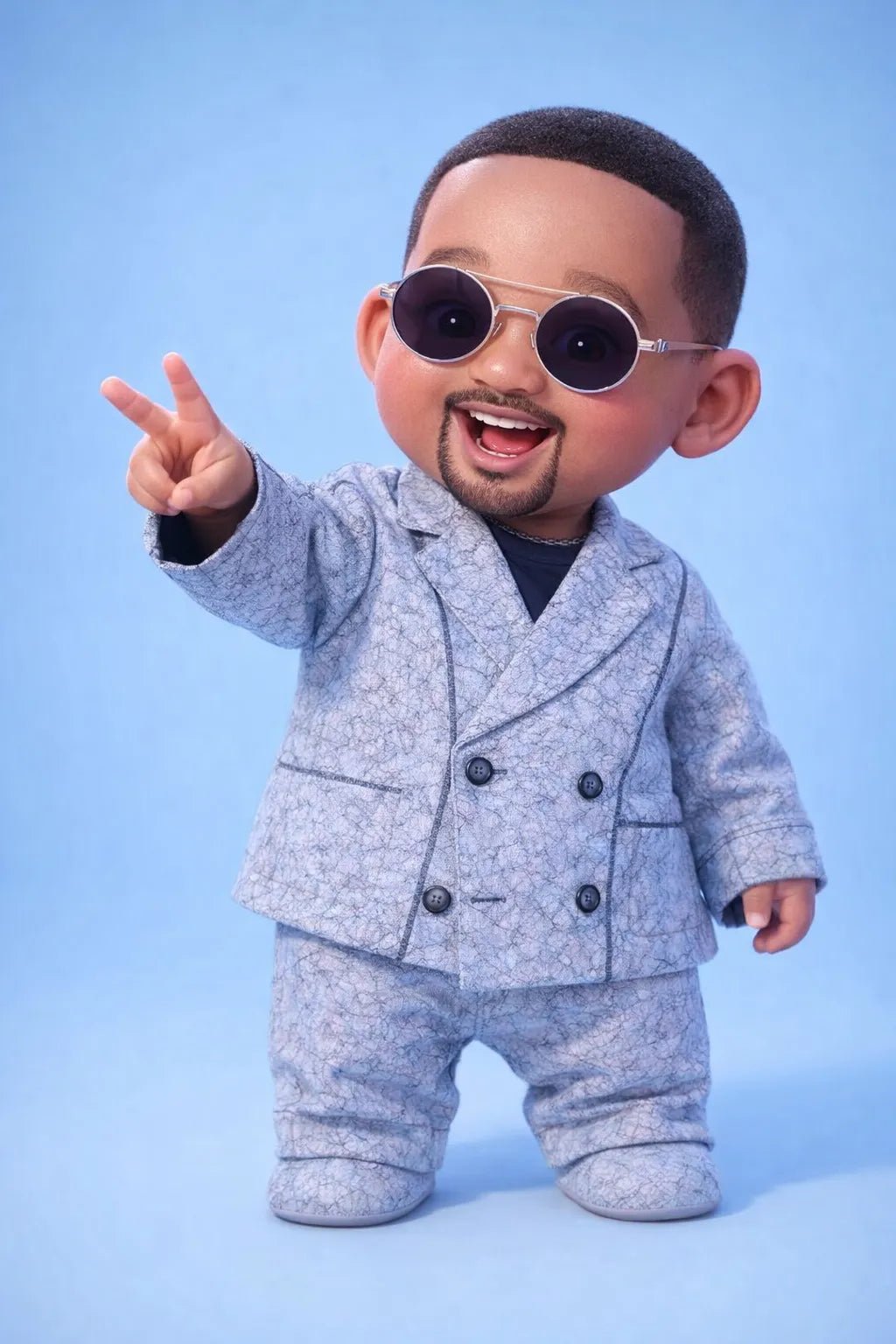 Example output from the Photo to Cute 3D Baby Characters ChatGPT prompt: Will