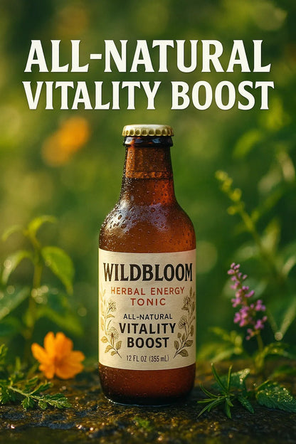 Example output from the Portrait Ads For Brands ChatGPT prompt: professionally composed vertical product ads with bold headlines, cinematic lighting, and emotional storytelling across diverse brand categories. Wildbloom.