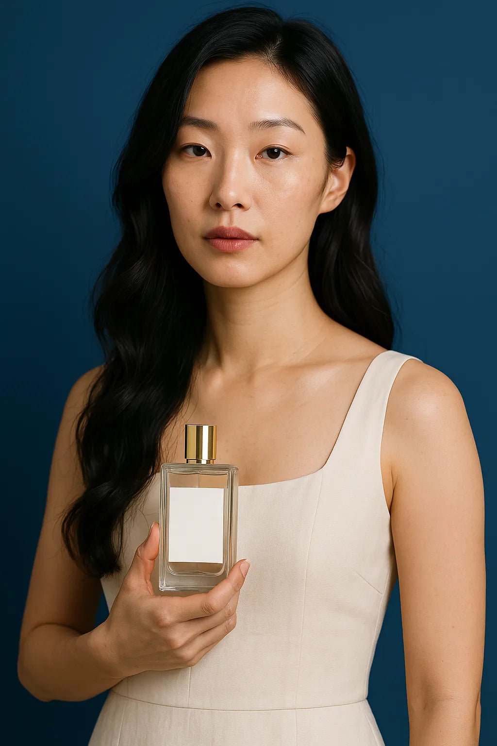 Example output from the Premium E-Commerce Product Mockup ChatGPT prompt: Perfum