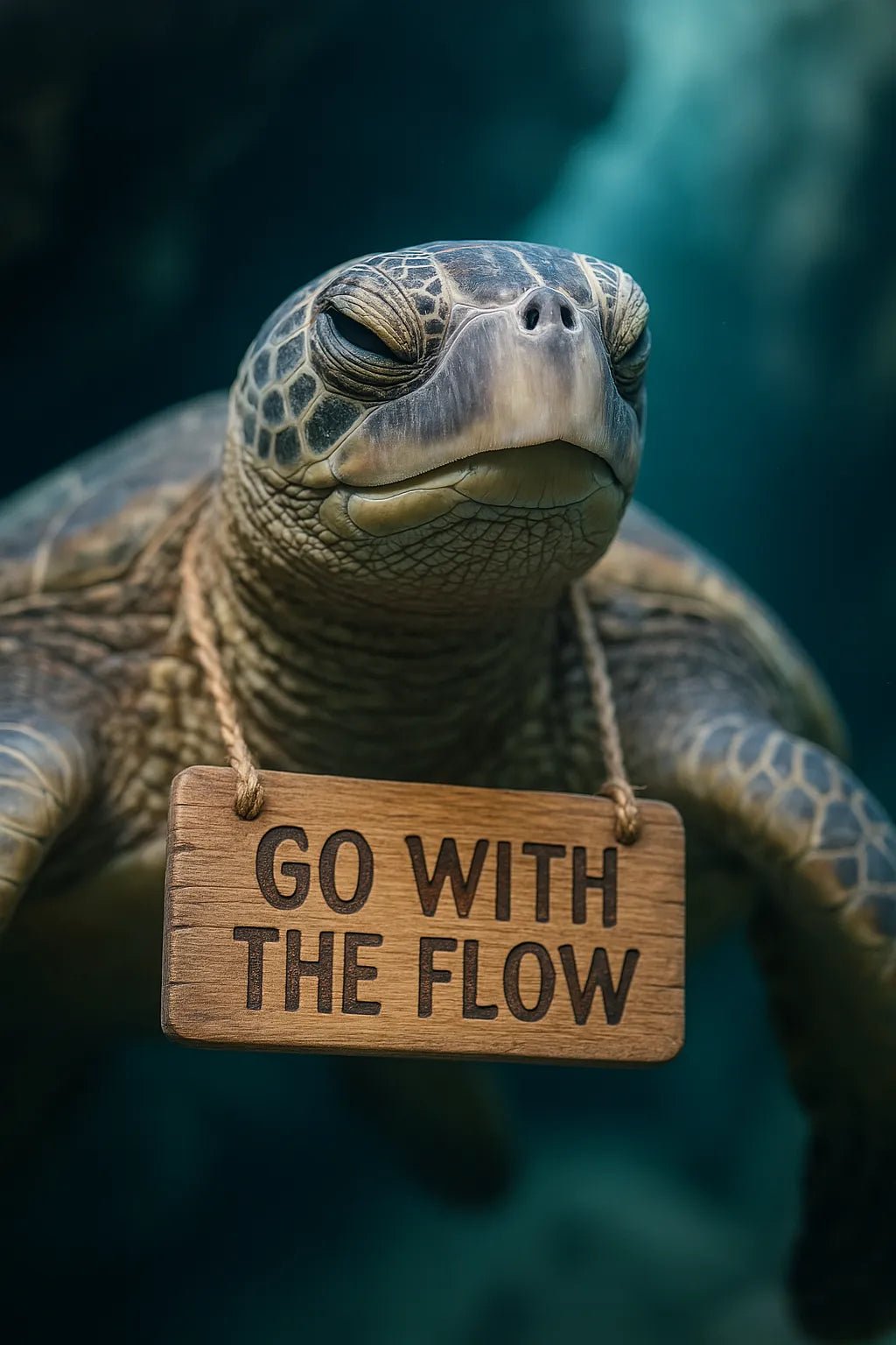 Example output from the Realistic Animal Shots Editable Signs ChatGPT prompt: high-detail animal portrait. Go with the flow.