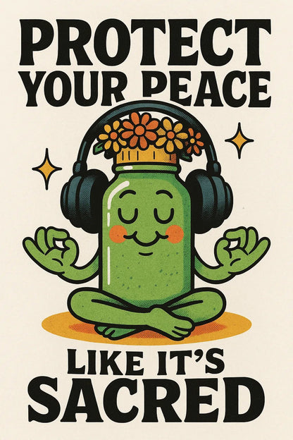 Example output from the Retro Quote Prints Posters With Characters ChatGPT prompt: bold motivational quotes paired with retro cartoon figures, serigraph textures, and vibrant ink outlines—perfect for posters, merch, and editorial use. Preview 3.