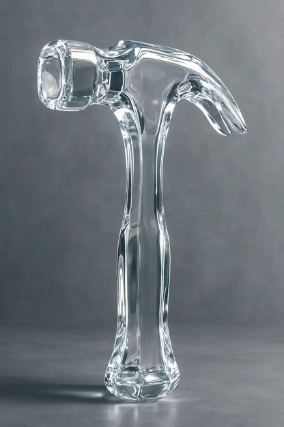 Example output from the Surreal Crystal Subject Portraits ChatGPT prompt: Hammer