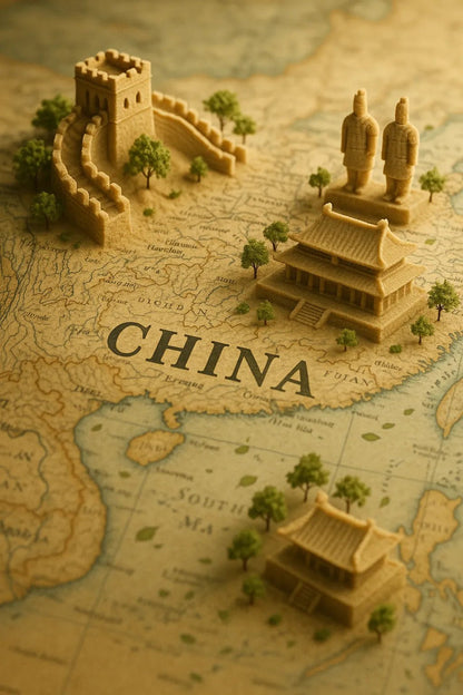 Vintage Map Landmark Photo – ChatGPT Prompt Template