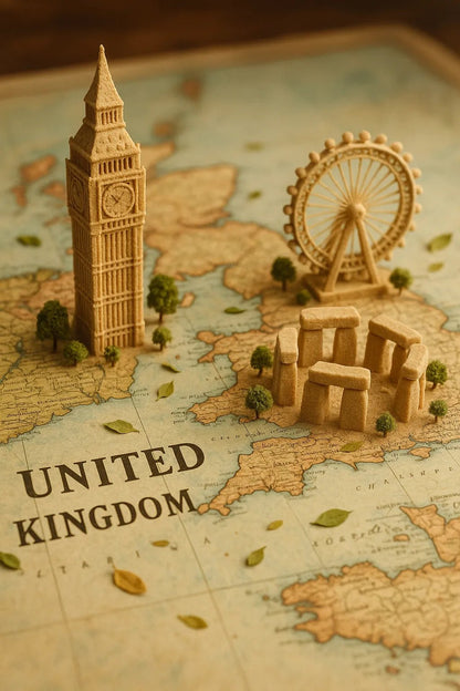 Vintage Map Landmark Photo – ChatGPT Prompt Template