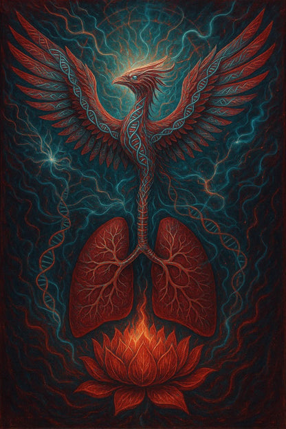 Example output from the Visionary Psychedelic Portraits ChatGPT prompt: luminous surreal portraits. Preview 8.