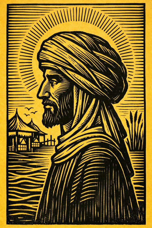 Woodcut Character Profile Illustrations
